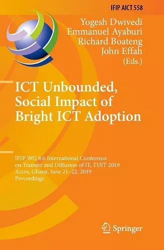 ICT Unbounded, Social Impact of Bright ICT Adoption cover