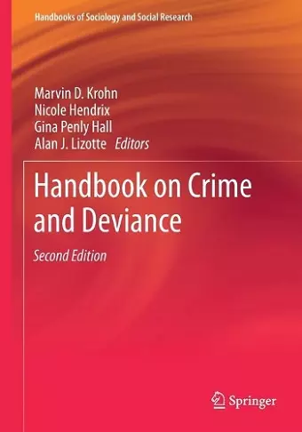 Handbook on Crime and Deviance cover