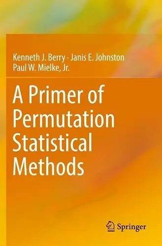 A Primer of Permutation Statistical Methods cover