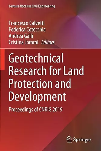 Geotechnical Research for Land Protection and Development cover