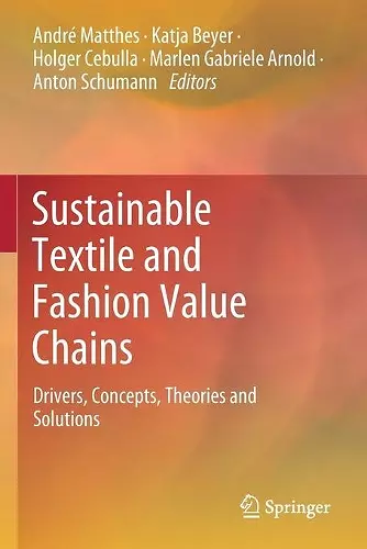 Sustainable Textile and Fashion Value Chains cover