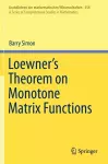 Loewner's Theorem on Monotone Matrix Functions cover
