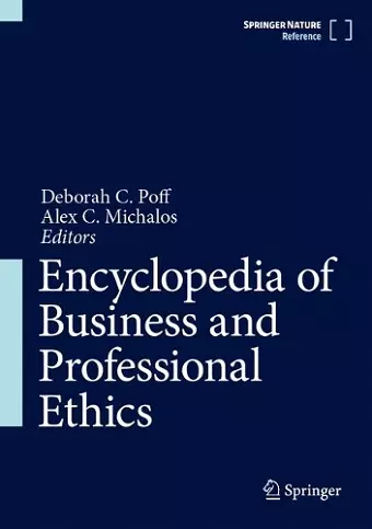 Encyclopedia of Business and Professional Ethics cover