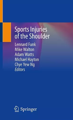 Sports Injuries of the Shoulder cover