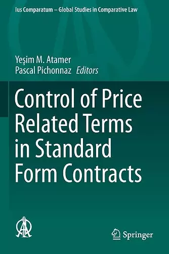 Control of Price Related Terms in Standard Form Contracts cover