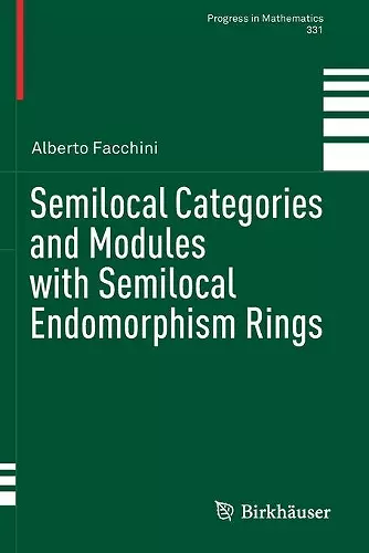 Semilocal Categories and Modules with Semilocal Endomorphism Rings cover