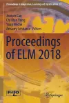 Proceedings of ELM 2018 cover