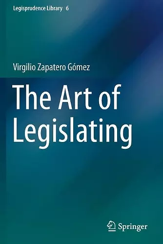 The Art of Legislating cover