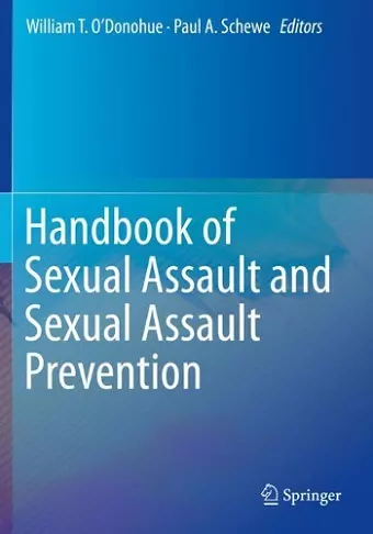 Handbook of Sexual Assault and Sexual Assault Prevention cover