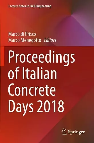 Proceedings of Italian Concrete Days 2018 cover