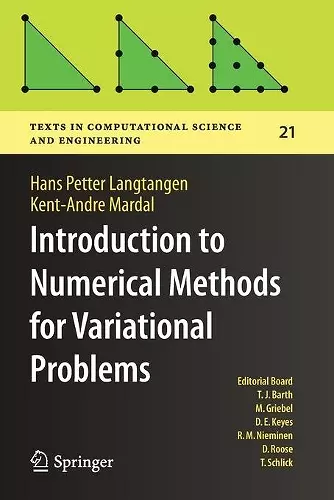 Introduction to Numerical Methods for Variational Problems cover