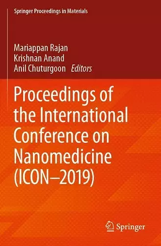 Proceedings of the International Conference on Nanomedicine (ICON-2019) cover