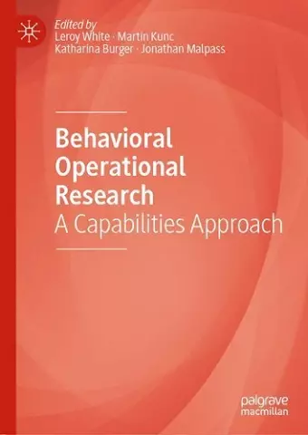 Behavioral Operational Research cover