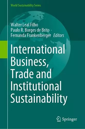 International Business, Trade and Institutional Sustainability cover