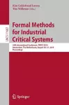 Formal Methods for Industrial Critical Systems cover