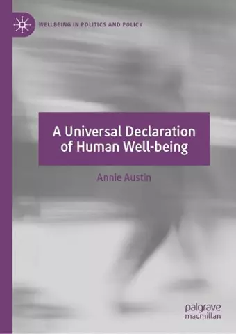 A Universal Declaration of Human Well-being cover