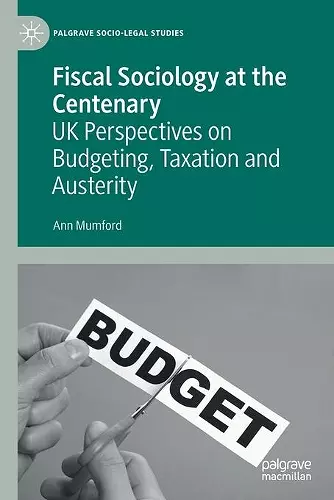 Fiscal Sociology at the Centenary cover