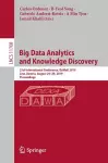 Big Data Analytics and Knowledge Discovery cover