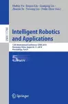 Intelligent Robotics and Applications cover