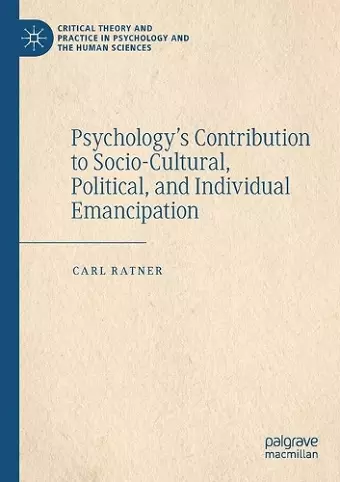 Psychology’s Contribution to Socio-Cultural, Political, and Individual Emancipation cover