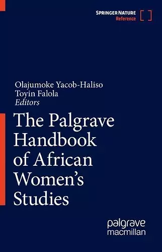 The Palgrave Handbook of African Women's Studies cover