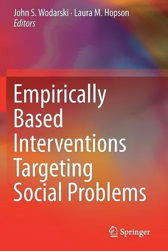 Empirically Based Interventions Targeting Social Problems cover