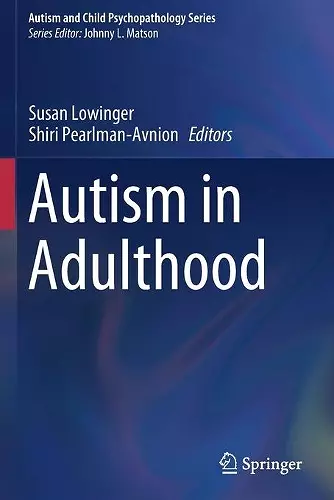 Autism in Adulthood cover