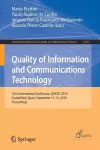 Quality of Information and Communications Technology cover