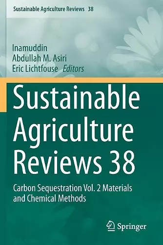 Sustainable Agriculture Reviews 38 cover