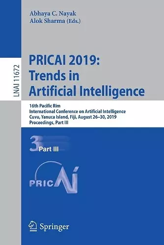 PRICAI 2019: Trends in Artificial Intelligence cover