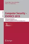 Computer Security – ESORICS 2019 cover