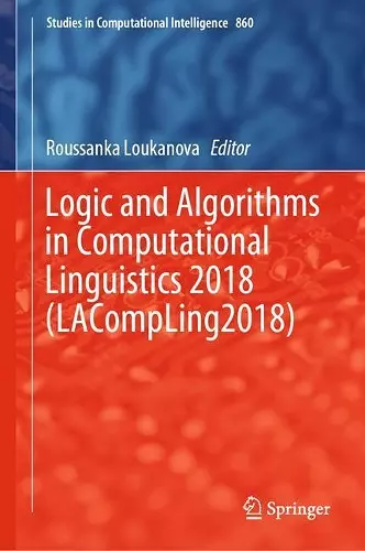 Logic and Algorithms in Computational Linguistics 2018 (LACompLing2018) cover