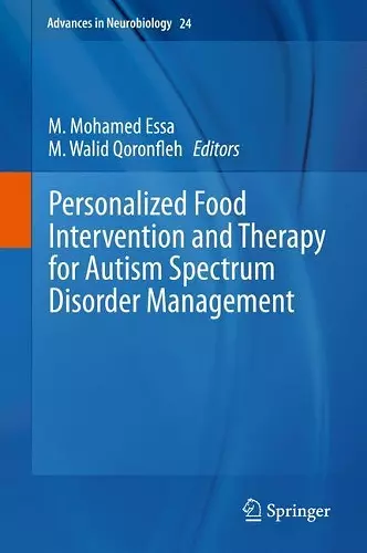 Personalized Food Intervention and Therapy for Autism Spectrum Disorder Management cover