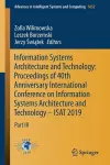 Information Systems Architecture and Technology: Proceedings of 40th Anniversary International Conference on Information Systems Architecture and Technology – ISAT 2019 cover
