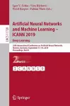 Artificial Neural Networks and Machine Learning – ICANN 2019: Deep Learning cover