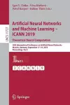 Artificial Neural Networks and Machine Learning – ICANN 2019: Theoretical Neural Computation cover