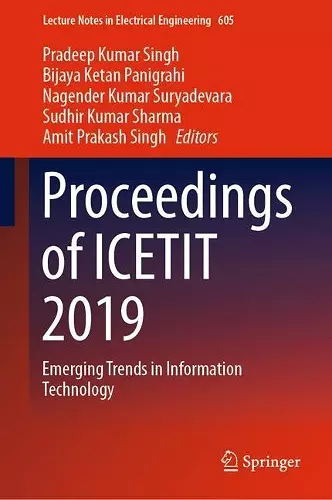 Proceedings of ICETIT 2019 cover