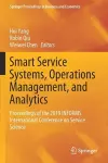 Smart Service Systems, Operations Management, and Analytics cover