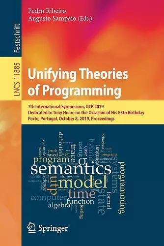 Unifying Theories of Programming cover