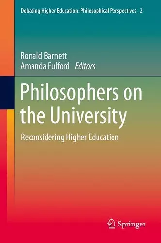 Philosophers on the University cover