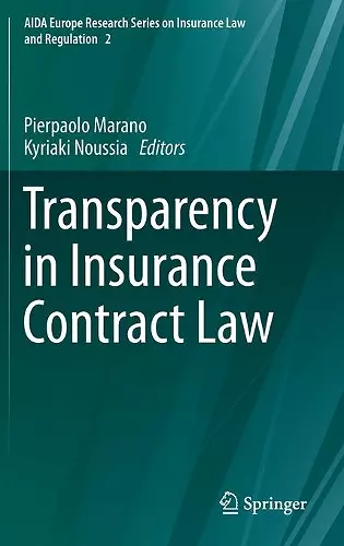 Transparency in Insurance Contract Law cover