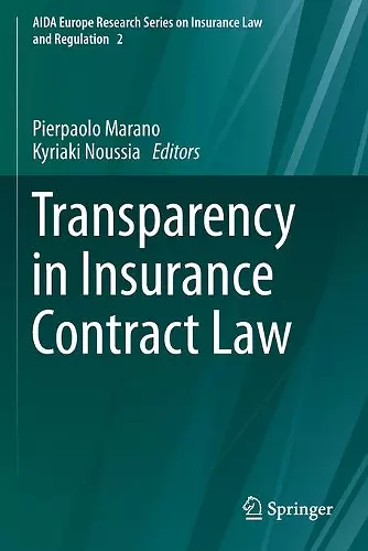 Transparency in Insurance Contract Law cover