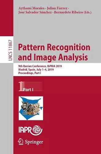 Pattern Recognition and Image Analysis cover