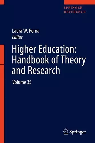 Higher Education: Handbook of Theory and Research cover