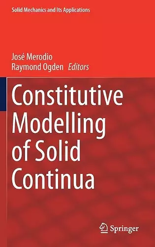 Constitutive Modelling of Solid Continua cover