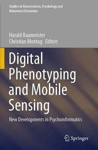 Digital Phenotyping and Mobile Sensing cover
