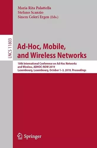 Ad-Hoc, Mobile, and Wireless Networks cover