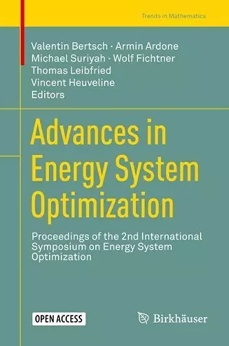 Advances in Energy System Optimization cover