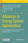 Advances in Energy System Optimization cover