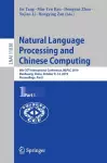 Natural Language Processing and Chinese Computing cover